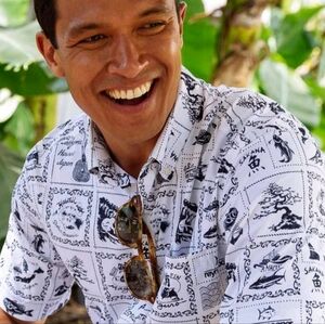 REYN SPOONER x Southern‎ Tide Bandana Print Intercoastal Button Down Men's SZ L